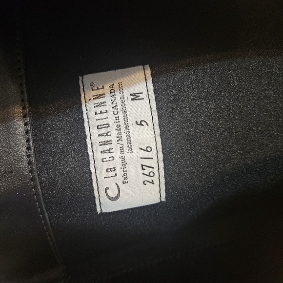 La CANADIENE leather shaft adjustable high boots size 5 - Picture 7 of 8